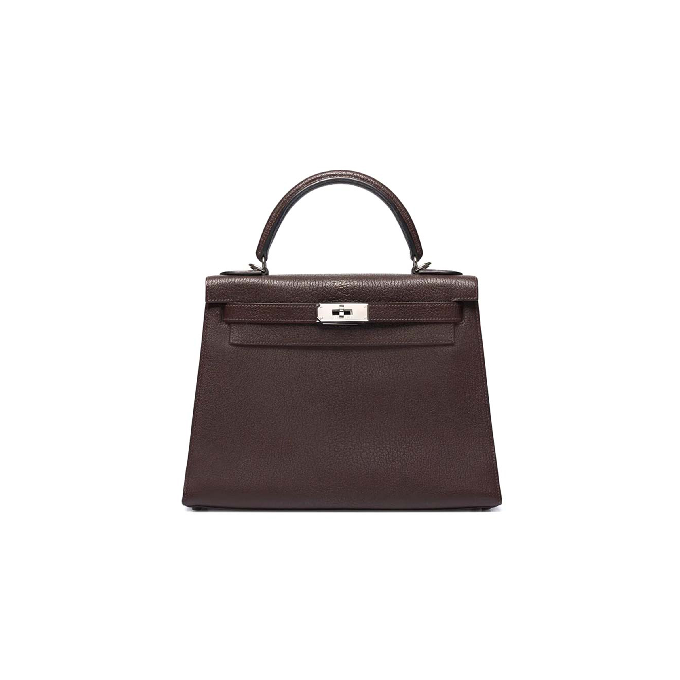 H**mes kelly 25 chevre  handbag (25*17*7cm)
